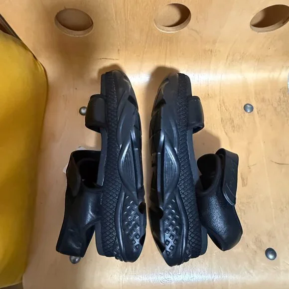 New Women's Skechers Luxe Foam Black Comfort Sandals Size 10 Relaxed Step - Picture 3 of 15